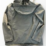 New Look Women's Edgy Hooded Utility Military Jacket Embroidered floral Patch Size Medium Photo 2