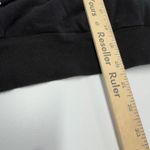 Anthropologie T.La Hoodie Womens Small Black Mara Knit Lace Up Neck Photo 6