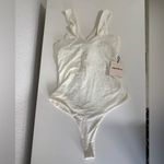 superdown Gene Cross Front Criss Cross White Bodysuit size SMALL New Photo 3