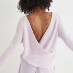 Aerie Lilac colored  cross back sweater Photo 1
