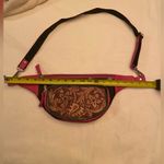 Western Cowhide and Tooled Leather Pink Fanny Pack Photo 2