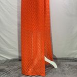 Apt. 9  Crochet Tank Floor Length Tangerine Orange Maxi Dress Size XL NWT Photo 5