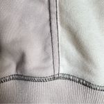 Color Block Patchwork Cropped Crewneck Sweatshirt Oversized Slouchy The Greii Gray Size L Photo 5