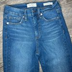 Jessica Simpson  Blue Flare Jeans with Studded Accents Photo 2