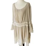 INDIGO SOUL Bell Sleeve Crochet Lace Dress Size XL Photo 1