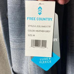 Free Country NWT LUXE+FLEECE WO SIZE MEDIUM GRAY PLAID SOFT FLEECE FUR LINED Photo 4