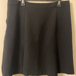 Karl Lagerfeld Womens‎  Paris Black Midi Knee Length Lined Skirt Size 14 Photo 0
