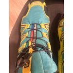 Salomon Speedcross 3 Trail Running Shoes Teal Yellow Purple Womens Size 7.5 Photo 4