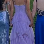 Next/Up Tiered Purple Dress Photo 5