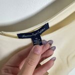 American Eagle  Dress Women 10 Cream Flapper Style NWT Y2K Party Club Zip Back Photo 7