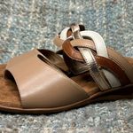Walking Cradles Cruz Braided Leather Sandals in Neutral Multi (Wide) Size 7 Photo 1
