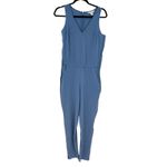Athleta  Brooklyn Jumpsuit Sleeveless Stretch Cottage Blue‎ Size 2 Photo 2