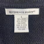 Reference Point Vintage  Women’s Winter Holiday Zip Up Sweater Vest Size Large Photo 2