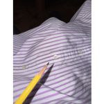 Ralph Lauren Shabby Chic Lauren  Shirt Sz PP Women Pink Striped Button Front Boho Photo 3