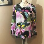 Vera Wang Simply Vera  Small Abstract Blouse Photo 7