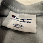 Champion women’s fleece lined sweat light blue size L Photo 4