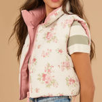 Altar'd State  floral puffer vest  Photo 0
