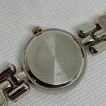 Vintage Regent watch women silver tone 24mm mop dial rhinestones size 7” running Photo 5