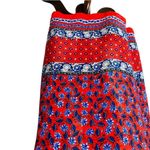 Loft Border Floral Duster Kimono Coverup Top Photo 4