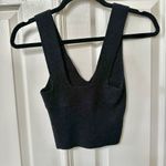 Urban Outfitters black sleeveless V neck crop top Photo 6