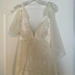 Selfie Leslie Chantilly Tied Shoulder Maxi Dress White Photo 6