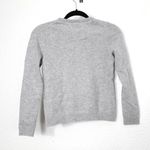 L.L.Bean  Gray Cashmere Pullover Sweater Size XS Pet Photo 2