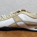 Cole Haan Nike Air Womens Sneakers 8 Beige White Leather Suede Lace Up Shoes Photo 1