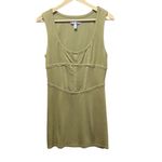 Urban Outfitters Ramona Corset Knit Mini Dress Moss Green Size Large Photo 2