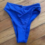 Aerie NWT  bikini bottom  high cut cheeky periwinkle blue medium Photo 0