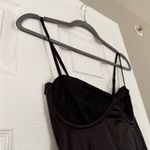 Outcast Lace Corset Tie Black Gothic Maxi Dress Red Size M Photo 7