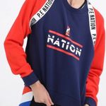 P.E. NATION The Wembley Pullover Sweatshirt Blue Size XS Photo 1