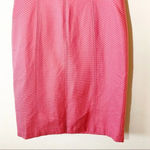 Talbots Pink Silk Blend Textured Sheath Dress Size 10 Office Wear Career Work Photo 5