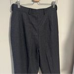 Valentino Wool Pleated Charcoal Gray Dress Slacks Gray Size 10 Photo 10