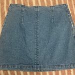 Topshop Moto Vintage Denim Skirt Photo 0