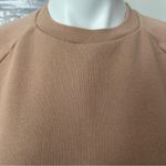 PINK - Victoria's Secret  Tan Short Sleeve Sweatshirt Size S Photo 2
