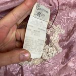 VTG PINK DAMASK PRINT LINGERIE SLIP DRESS Size M Photo 3