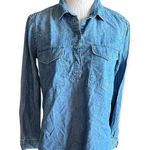 Gap Womens  Vintage Chic Denim Jean Shirt - Sz S Photo 0