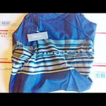 Nordstrom Signature women's L tie waist spaghetti strap pool party tank top Photo 3