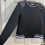 C&C California Black Mesh Panel Sweater Photo 3