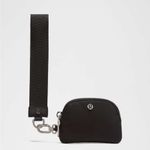 Lululemon  Dual Pouch Wristlet Simple Polka White Black Photo 2