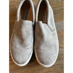 Steve Madden  Women's Size 9.5 Shoes Gray White Suede Slip On Comfort Sneakers Photo 5