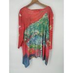 Leoma Lovegrove Top Womens XXXL Christmas Palm Tree Artsy Holiday Beach Florida Red Size undefined Photo 5