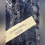 Ocean Drive NWT  Romper Size Small Womens Geometric Print Summer Beach Ikat Photo 3