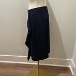 J.Crew  Navy Cascading Ruffle Pencil Skirt (Excellent Condition) Photo 5