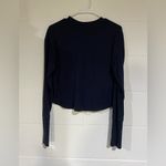 Navy blue medium cropped Villanova Longsleeve Photo 1
