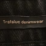 ZARA TRAFALUC BLACK DENIM MINI SKIRT WITH BUTTONS SIZE M 100% COTTON Photo 5