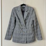Majorelle  Rhea Grey Plaid Blazer Size Small Photo 4