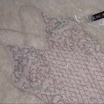 XScape White Gray Pearl Embellished Mermaid Dress Gown Photo 3