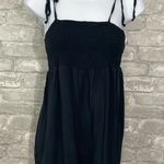 Urban Outfitters  Out From Under Black Smocked Romper Photo 0