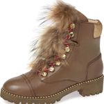 CECELIA New York Trekker Women’s Sz 6.5M Dirty Gold Combat Boots Brown Photo 10